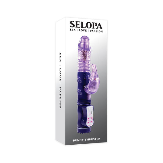 Selopa Bunny Thruster Thrusting Rabbit Vibrator – Purple