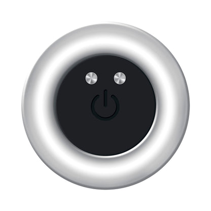 Gender X Rockin' Metal Plug XL Rechargeable Vibrating Anal Plug with 7 Speeds - Silver