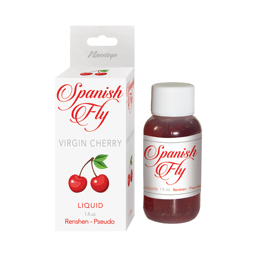 Nasstoys Spanish Fly Liquid - Virgin Cherry Flavor - Libido Enhancer - 1 fl oz