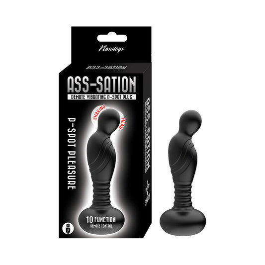 Nasstoys Ass-Sation Remote Vibrating P-Spot Plug – Black