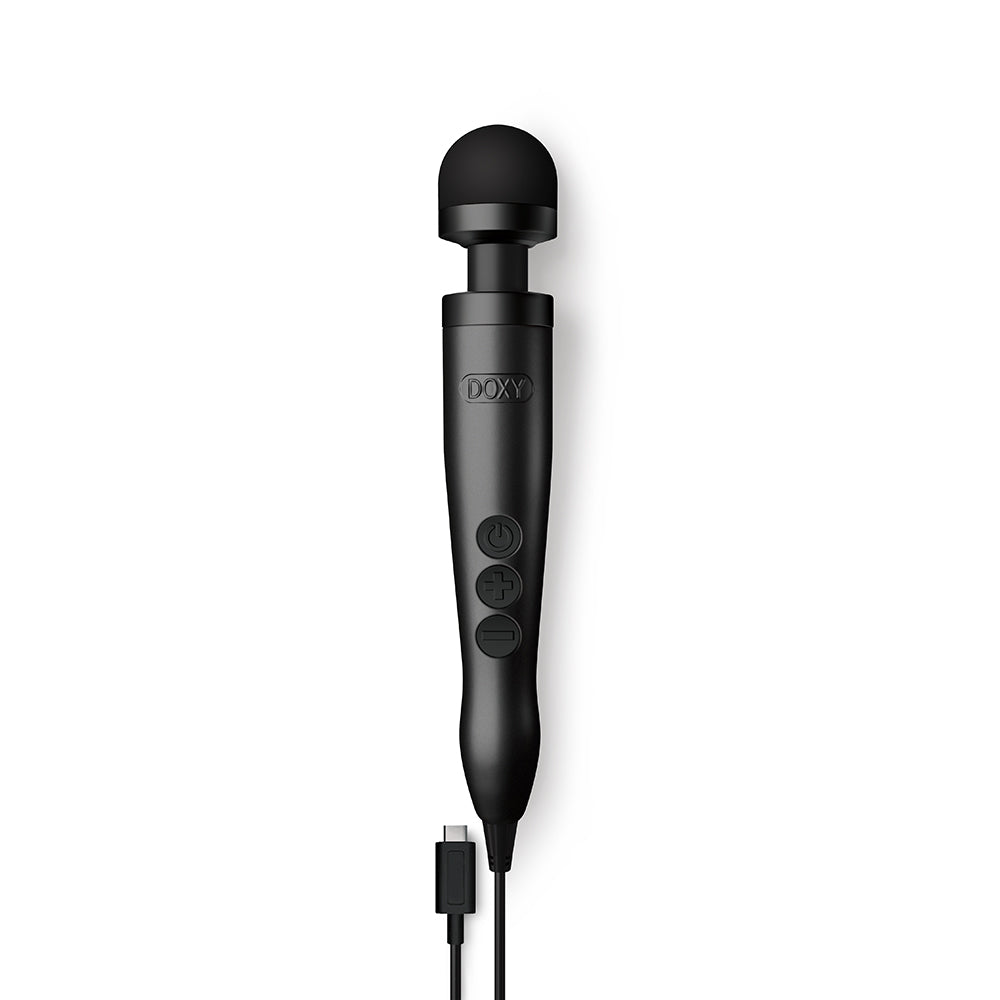 Doxy USB-C Wand Personal Intimate Massager – Matte Black