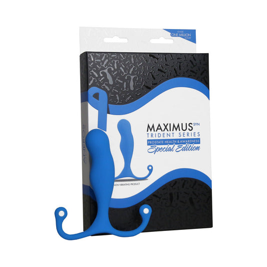 Aneros Maximus Syn Trident Series Special Edition Prostate Stimulator - Blue