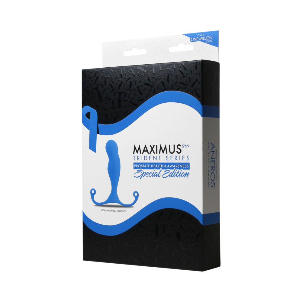 Aneros Maximus Syn Trident Series Special Edition Prostate Stimulator - Blue