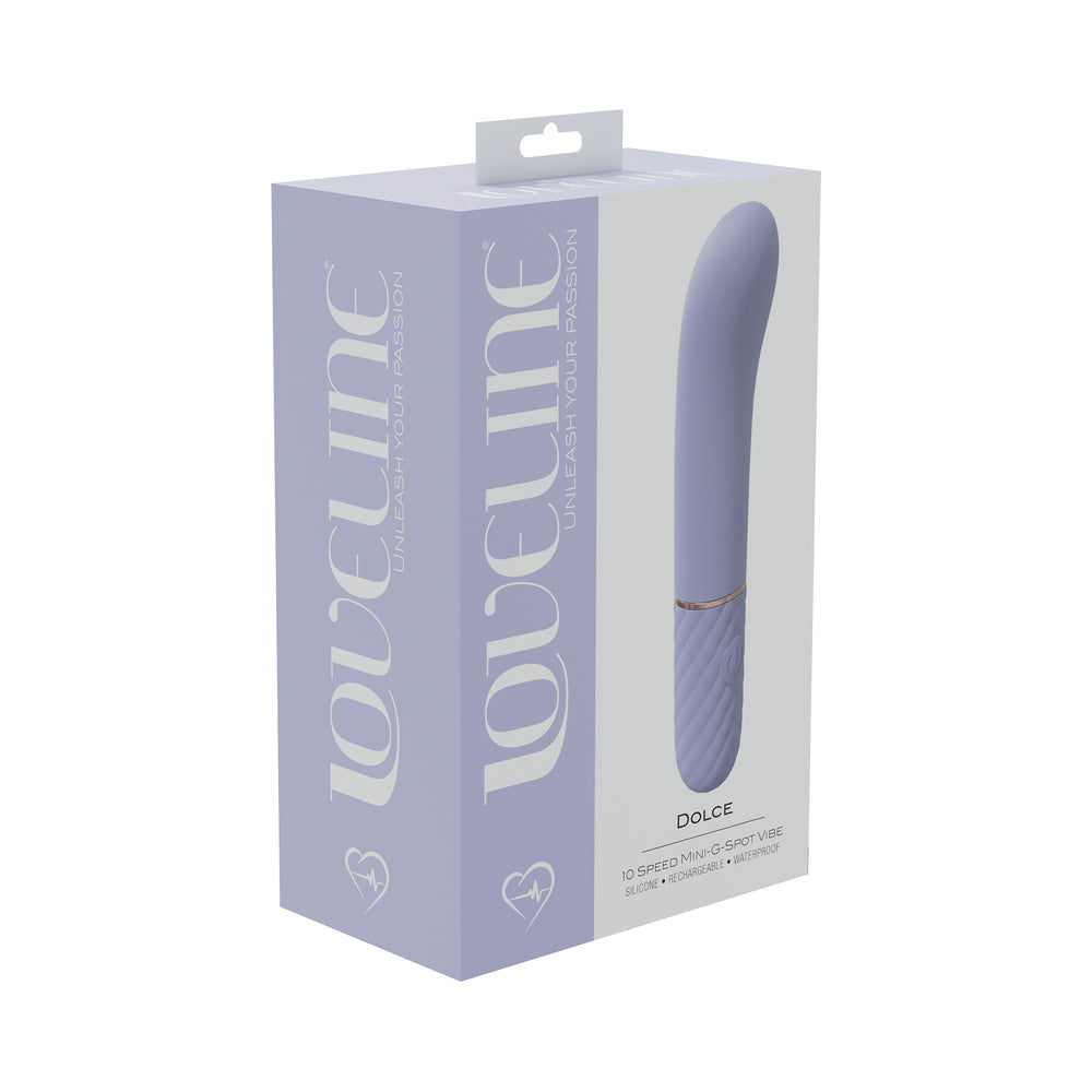 LoveLine Dolce Mini G-Spot Vibrator – Lavender – Rechargeable and Waterproof