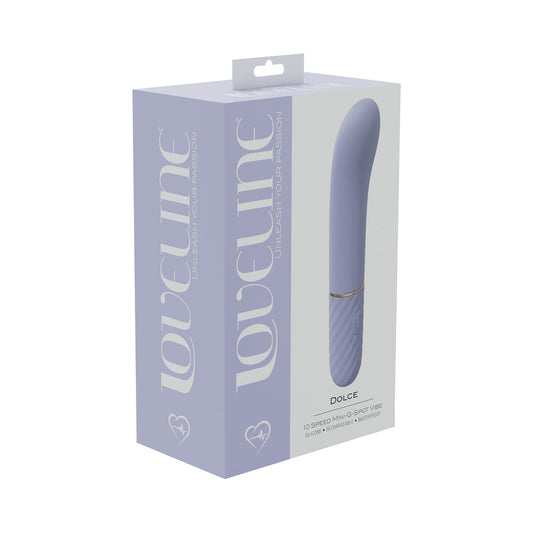 LoveLine Dolce Mini G-Spot Vibrator – Lavender – Rechargeable and Waterproof