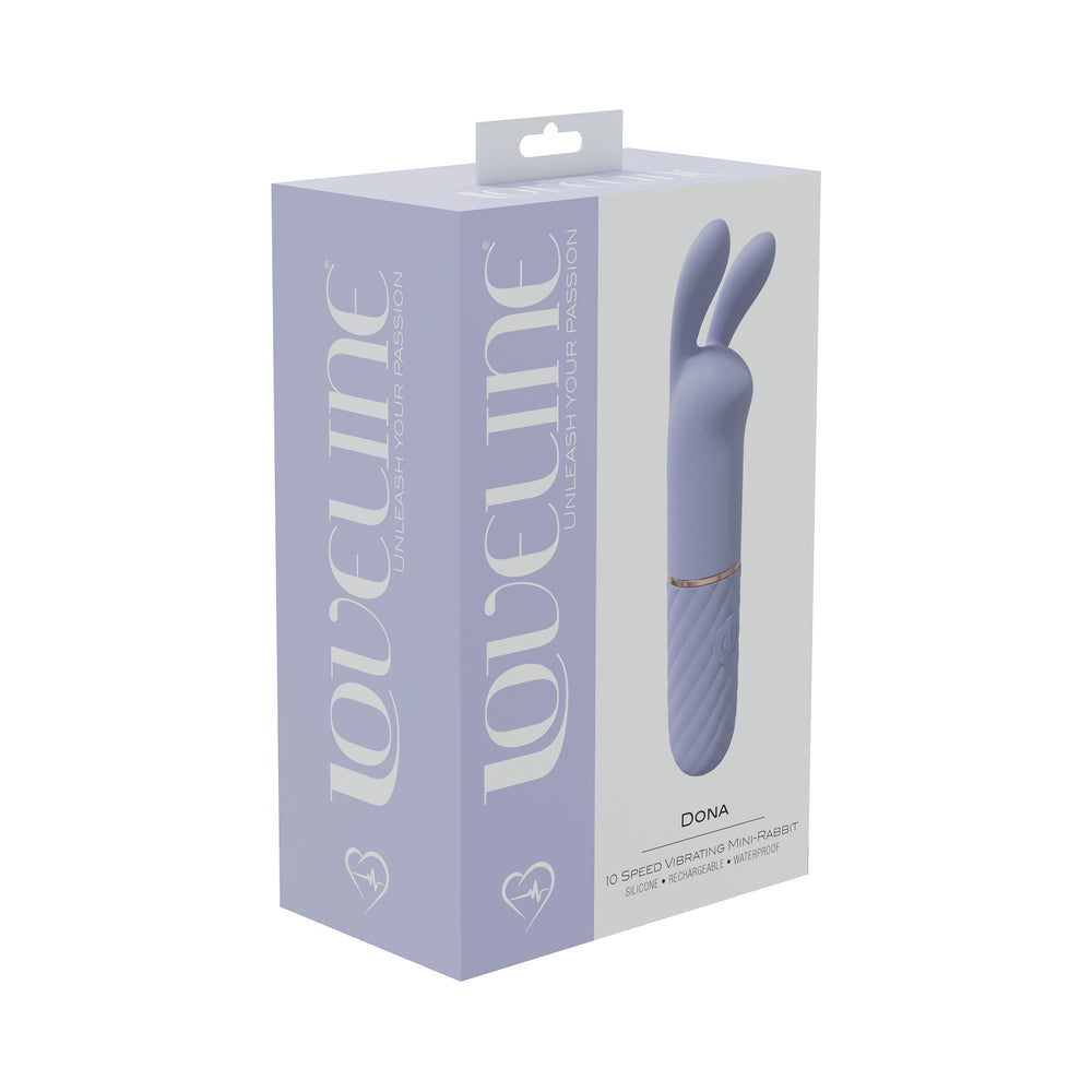 LoveLine Dona 10 Speed Vibrating Mini-Rabbit – Lavender
