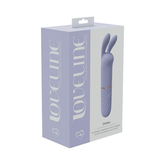 LoveLine Dona 10 Speed Vibrating Mini-Rabbit – Lavender
