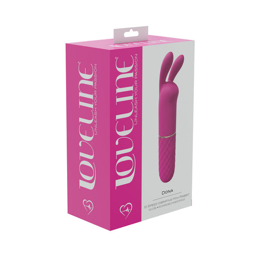 LoveLine Dona 10-Speed Vibrating Mini-Rabbit – Pink