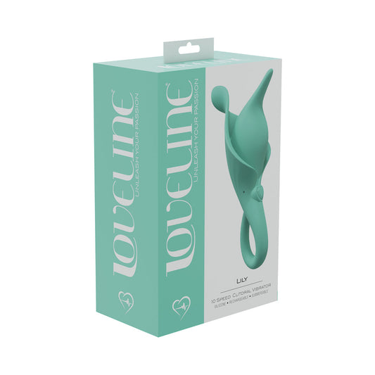LoveLine Lily 10 Speed Clitoral Vibe - Green
