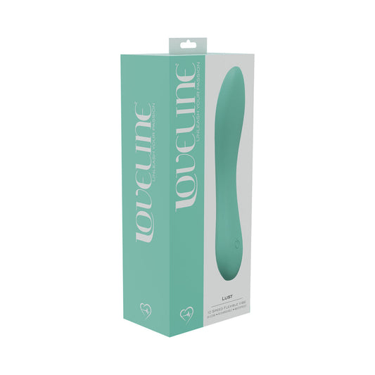 LoveLine Lust 10 Speed Flexible Vibrator – Green