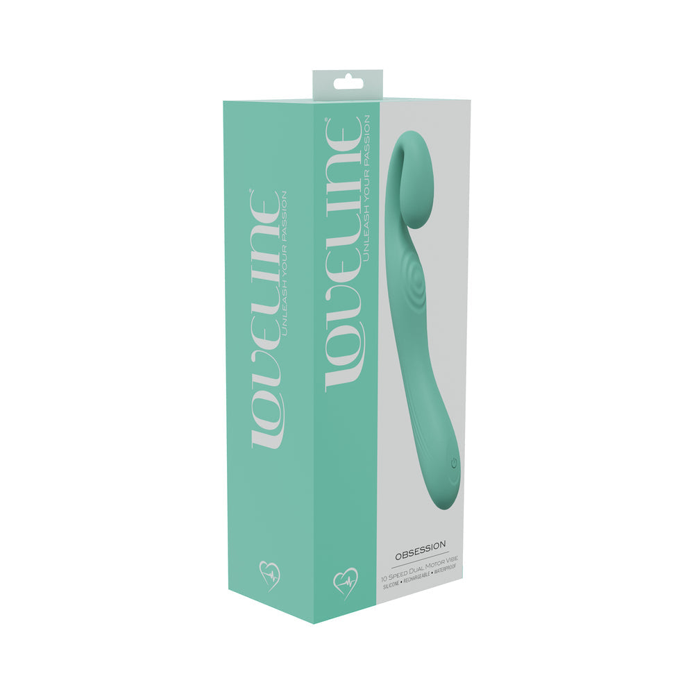 LoveLine Obsession 10 Speed Dual Motor Vibe – Green