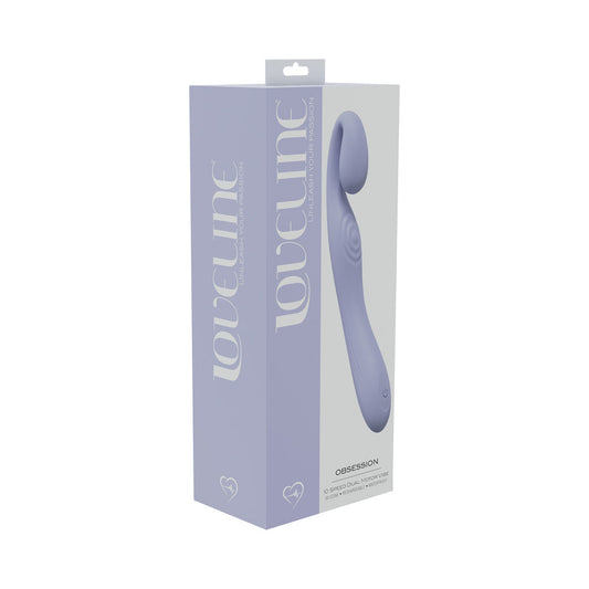 LoveLine Obsession Dual Motor Vibe – Lavender – Rechargeable and Waterproof