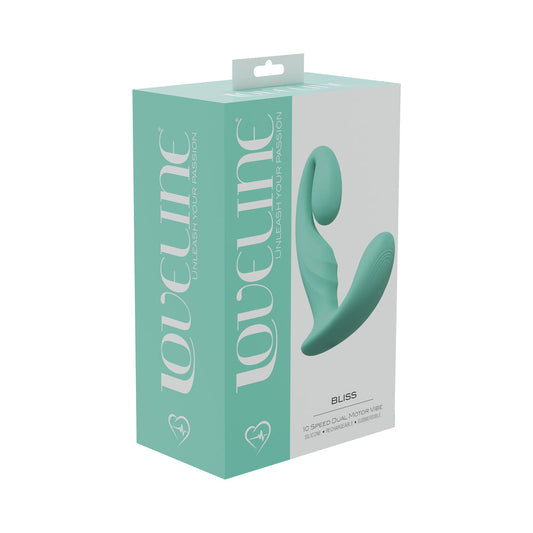 LoveLine Bliss 10 Speed Dual Motor Vibe – Green