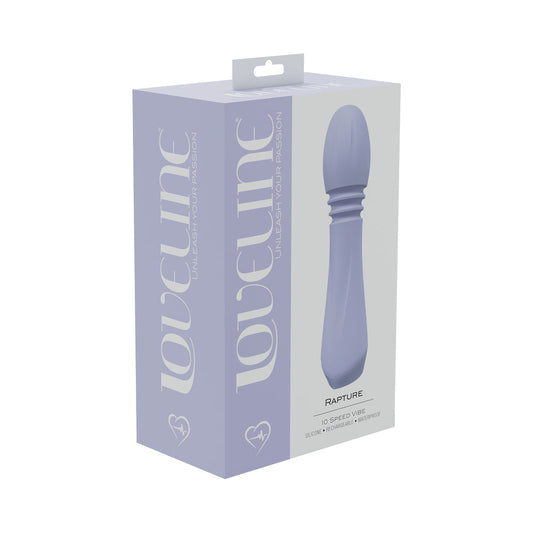 LoveLine Rapture 10 Speed Silicone Vibrator - Lavender
