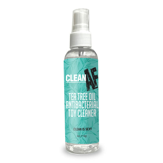 Little Genie Clean AF Spray Tea Tree 4 oz – Antibacterial Cleaning Spray for Personal Pleasure Products