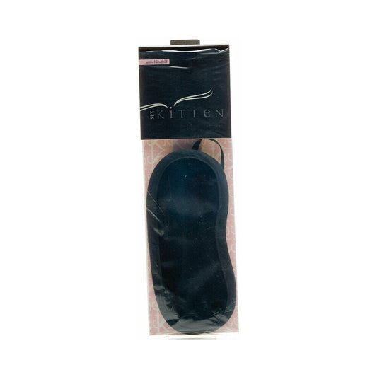 Foxtails Satin Eye Mask - Black - Stretchable Design