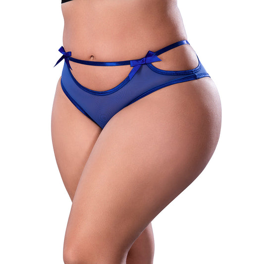 Magic Silk Holidaze Cheeky Boy Short – Cobalt – Queen Size