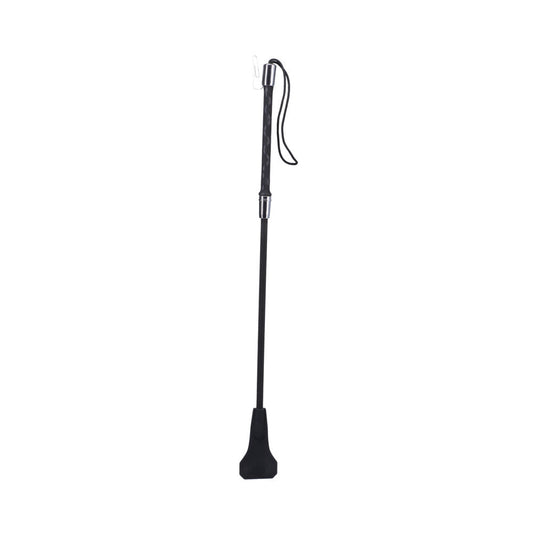 Tantus Confess Crop - Black - Silicone Head with Tailored Grip Handle