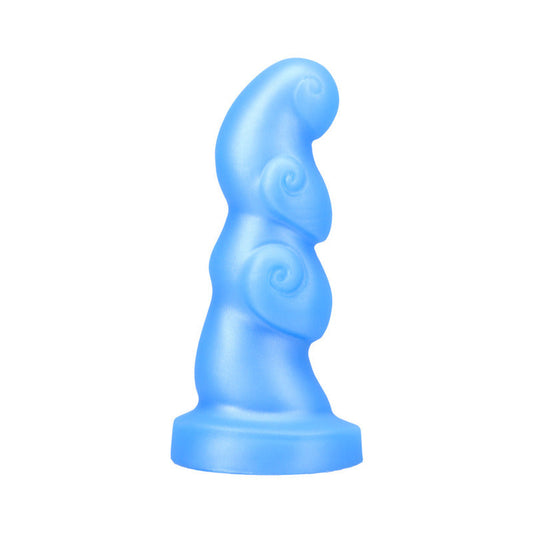 Tantus Hookah Soft Dildo – Azure – 5.75 in. for G-Spot and P-Spot Stimulation