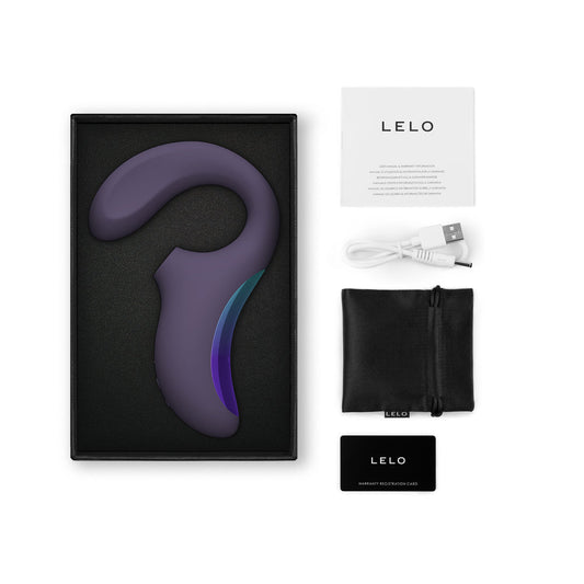 LELO Enigma Wave Suction Dual Stimulator - Cyber Purple