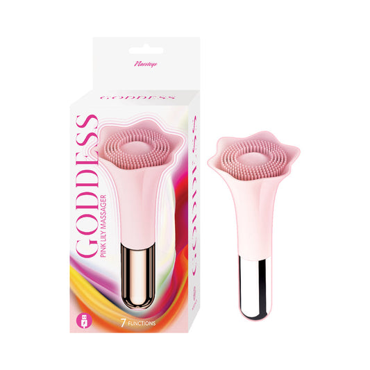 Nasstoys Goddess Pink Lily Massager – Pink – Clitoral and Nipple Stimulation