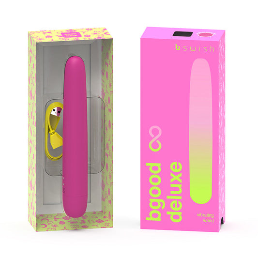 B Swish Bgood Infinite Deluxe Vibrator – Hot Pink