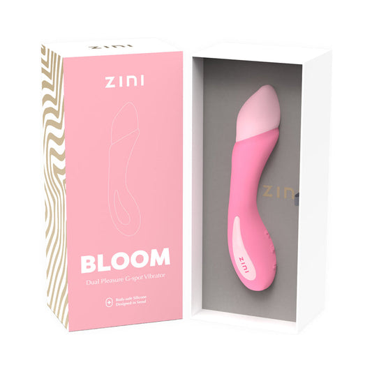 Zini Bloom Cherry Blossom Dual Pleasure G-Spot Vibrator – Light Pink