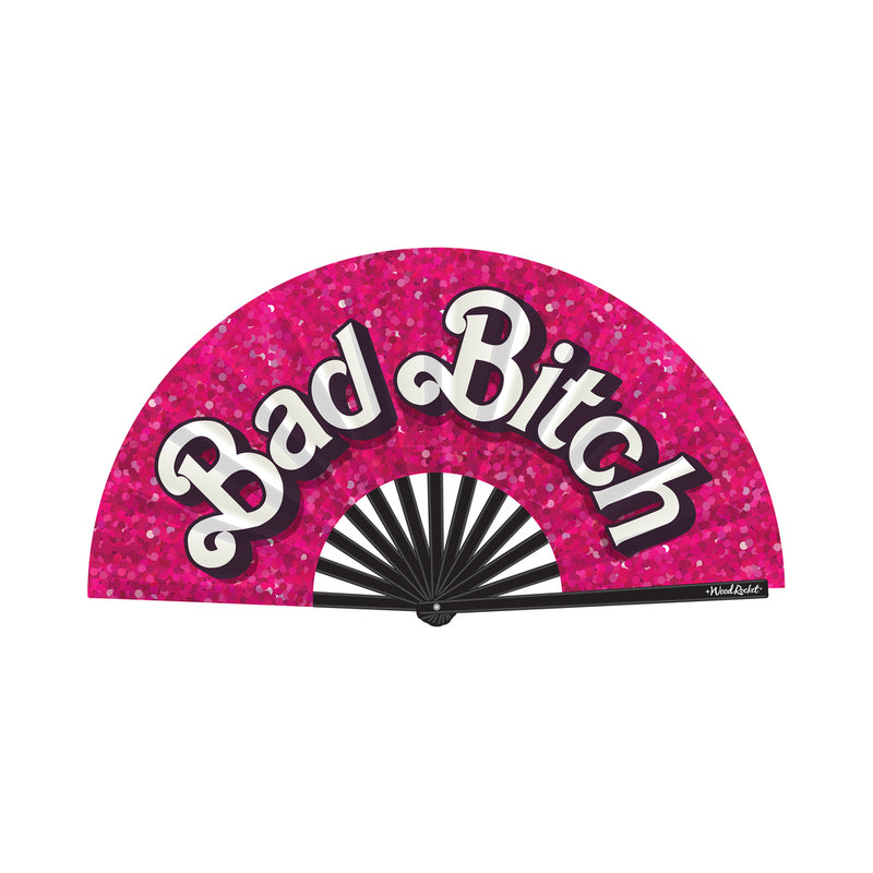 Fan Bad Bitch Folding Hand Fan – Hot Pink