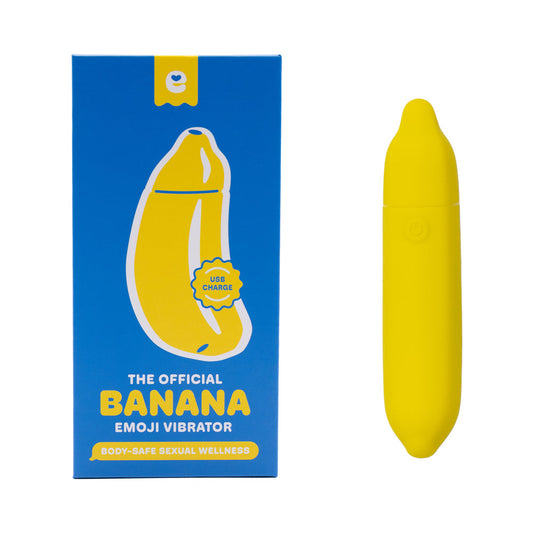 Emojibator Banana USB Vibrator – Yellow