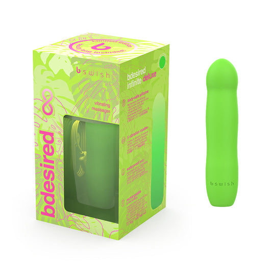 B Swish Bdesired Infinite Deluxe LE Massager – Paradise Green