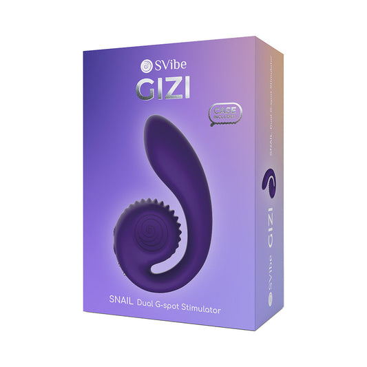 SVibe Gizi G-Spot Vibrator with Clitoral Stimulation – Purple