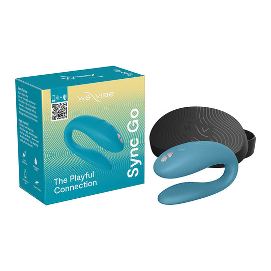 We-Vibe Sync Go Couples Vibrator with App Control – Teal