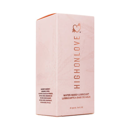 HighOnLove Hempseed Water-Based Lubricant 3.4 oz – Clear, Long-Lasting Moisture