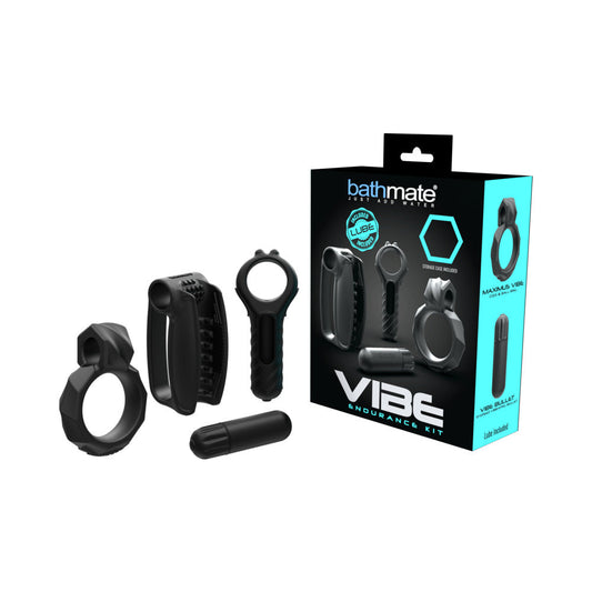 Bathmate Vibe Endurance Pack – Male Performance Kit – Black