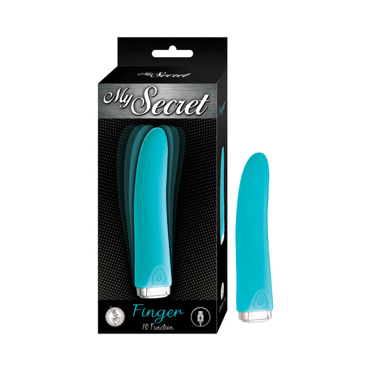 Nasstoys My Secret Finger Rechargeable Vibrator – Teal
