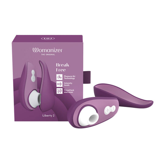 Womanizer Liberty 2 Clitoral Stimulator with Pleasure Air Technology - Purple