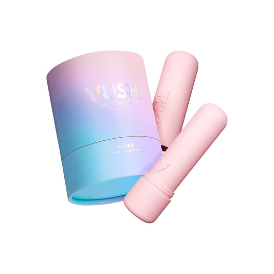 VUSH Gloss Bullet Vibrator – Light Pink – 10 Vibration Settings