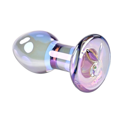 Playboy Jewels Plug – Borosilicate Glass Butt Plug – Clear