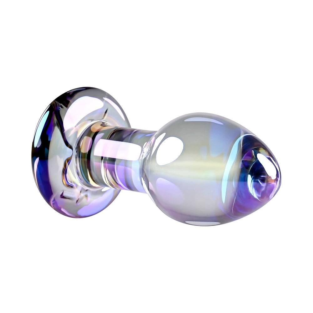 Playboy Jewels Plug – Borosilicate Glass Butt Plug – Clear
