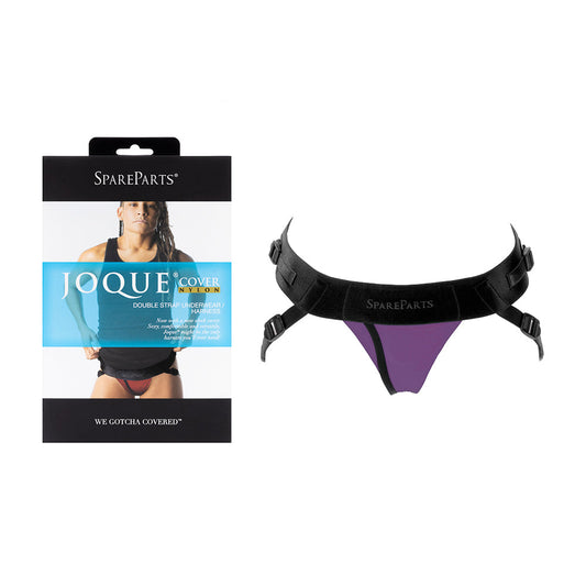 SpareParts Joque Cover Underwear Harness – Purple – Double Strap – Size B