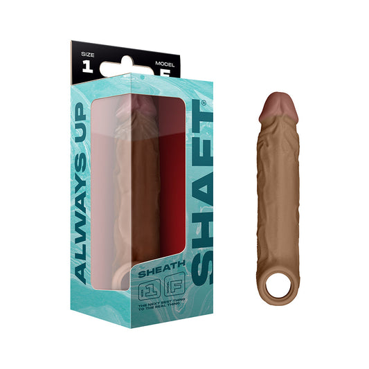 Shaft Model F Silicone Realistic Sheath – Tan