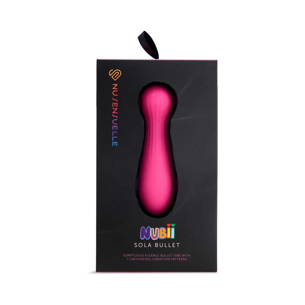 Nu Sensuelle Sola Nubii Flexible Bullet Vibe – Hot Pink