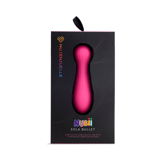 Nu Sensuelle Sola Nubii Flexible Bullet Vibe – Hot Pink