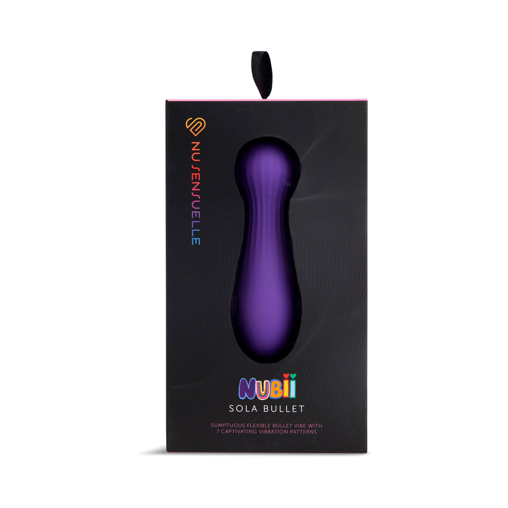 Nu Sensuelle Sola Nubii Flexible Bullet Vibrator – Purple