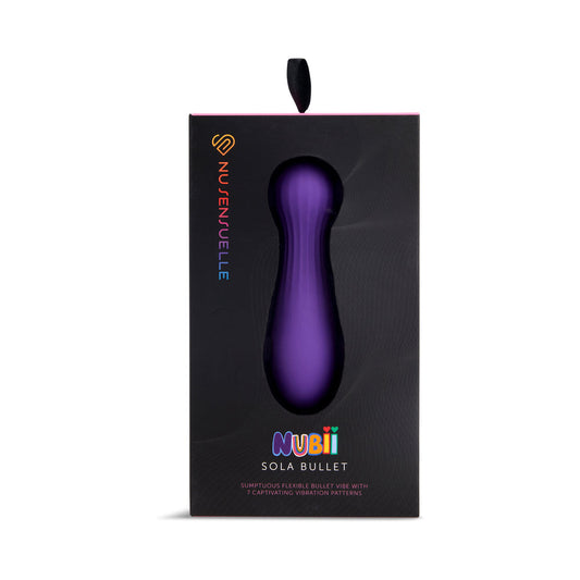 Nu Sensuelle Sola Nubii Flexible Bullet Vibrator – Purple