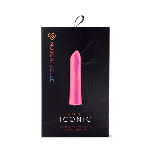 Nu Sensuelle Iconic Bullet Deep Pink – Clitoral Stimulator with 10 Speeds and 10 Pulsations