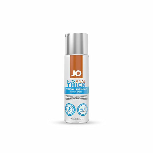 JO H2O Anal Thick Water-Based Lubricant 2 oz - Clear - Extra Thick Formula