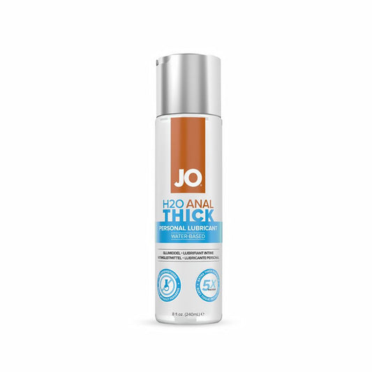 JO H2O Anal Thick Water-Based Lubricant 8 oz – Extra Thick, Clear