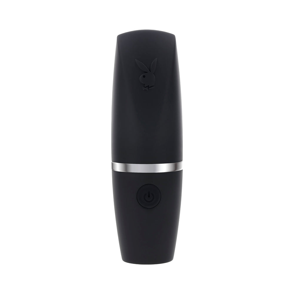 Playboy Excursion Rechargeable Suction Vibe - Black - Clitoral Suction with 5 Speeds