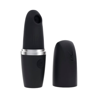 Playboy Excursion Rechargeable Suction Vibe - Black - Clitoral Suction with 5 Speeds